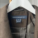 French Connection Olive Green Tulip Hem Asymmetrical Zip Wool Blend Coat XS Photo 8