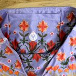 Yoga Democracy Shorts Womens XS Lavender Love Floral Pockets Workout Gym Train Purple Photo 1