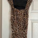 Taboo  Strapless Mini Dress Leopard Cheetah Sparkly Photo 2