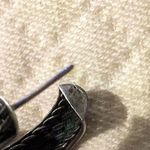 Sterling Silver  Braided Thai Weave Hoop Earrings Photo 4