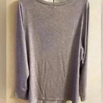 Torrid  sleep top crewneck Heather purple long sleeves lightweight 1X Photo 3