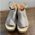 Anthropologie x Soludos Womens Seville Platform Espadrille Sandals Gray‎ 6.5 Gray Photo 1