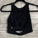 Lululemon  Free To Be Serene Bra High Neck Long Line Black Photo 2