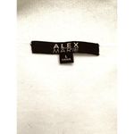 Alex Marie Off Shoulder Knit Top Size Large White Stretch Fabric Flattering Fit Photo 3