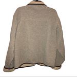 The North Face The North Face Vintage Button Front Cuffed Sweater Jacket Grey Medium Photo 1