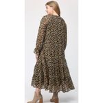 Gigio Black Floral Dress, size Small Photo 1