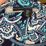 Willi Smith Women’s Blue Paisley Maxi Skirt Size Medium Photo 3