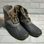 Sperry  Gray and Brown Duck Boots Photo 1