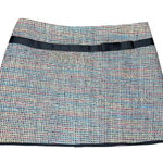 Vintage Y2K Tweed Mini Skirt 8 Multicolor Ribbon Waist Bow Detail Clueless Pink Photo 0