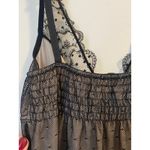 Intimissimi Lace Lined Babydoll Slip Dress Nighty Black Women's sz. S Photo 10