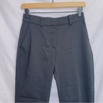 H&M Women's Black Mid Rise Flat Front Ankle Length Trouser Pants size US 4 Photo 1