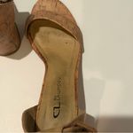 CL by Laundry  Tan Block Heel Sandals Cork Size 8M Photo 6