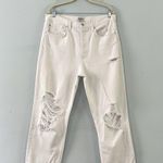 AGOLDE 90’s Mid Rise Loose Fit Straight White Out Distressed Jeans Photo 2