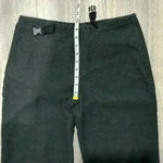 Club Monaco  Charcoal Gray Dress Work Pants Buckle Trouser Cotton Blend Size 6 Photo 3