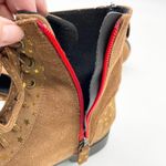 Sorel Emelie Combat Boot Womens 5 Waterproof Suede Gold Stars Boho Fairy Grunge Photo 8