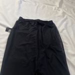 Alice + Olivia  Air Size 6 Black Midi Skirt W Front Slit And Built In Shapewear Photo 9