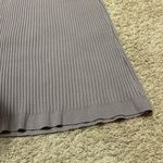 En Saison Taupe Ribbed Maxi Pencil Skirt Size Medium Photo 2
