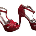 Guess  Strappy Sexy Red Heels Photo 0