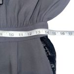 Kate Spade Black Velvet Trim Neck Tie Sleeveless Wide Leg Jumpsuit 4 Photo 1