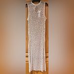Urban Outfitters Outfitters Hunter Sheer Sequin Beaded High Leg Slit Midi Dress Size Small Photo 6