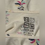 EUC Nollie White Multicolor Pineapples Graphic Cropped Tank size medium Photo 5