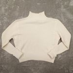 Gap  Ivory Long Sleeve Cable Knit Mock Neck Sweater Women's Large NWT Classic Photo 9