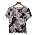 Talbots  Crewneck Tee Côte d'Azur Medium Nautical‎ Preppy Travel Stretch Coastal Photo 1