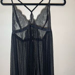 Victoria's Secret Victoria’s Secret black lace babydoll size L‎ Photo 0