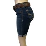 Wall Flower  Legendary Fit Bermuda Western Blue Jean Shorts with Rhinestone Belt 5 Photo 1