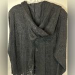 Chico's Chico’s Design Size 2 ( Medium)‎ Lace Hoodie long sleeve blouse Photo 8