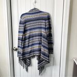 Anthropologie Velvet Graham Spencer wool aztec southwestern fringe sweater‎ cardigan western M Photo 2