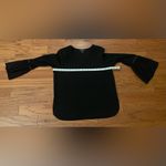 Karen Kane - Elegant Western Black and Silver Blouse Size M Photo 4