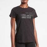Athleta  • Change The Game Black Short Sleeve Tee Photo 0