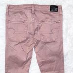 American Eagle Super Stretch Dusty Rose Pink Sateen Skinny Jegging 4 Regular Photo 7