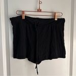 Hanky Panky  Black drawstring super soft lounge wear sleep wear Eco Rib Short Photo 3