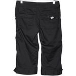 The North Face Women's  Black Cotton Casual Athletic Cargo Capri Pants Size 2 Photo 1