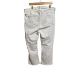 Madewell  Women's Cali Demi-Boot Jeans in Pure White Jeans‎ Size 35 #AJ195 Photo 6