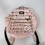 Betsey Johnson Pink Black Rhinestone Backpack Women’s Bee Bag Photo 0