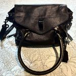 JOY GRYSON Nyla Black Supple Pebbled Leather Purse/Satchel/Crossbody Bag Photo 3
