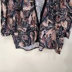 Maurice's  Floral Crochet Trim Open Front Classic Kimono Top Multicolor Size 2X Photo 3