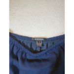 Ellen Tracy Navy Blue Pleated Midi Skirt Women's Size 6 Chiffon Photo 2