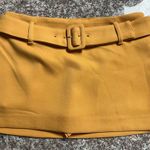Express NWT  Mustard Skort with Belt Photo 0