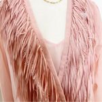 Yoana Baraschi  NWT Pink Fringe Top S Photo 5