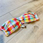 Bleu Rod Beattie Bleu by Rod Beattie Plaid Bandeau Bikini Top | Size 8 Photo 2