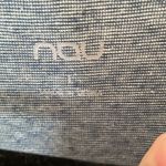 Nau Blue Hemp Blend Longline Sleeveless Tank Top Large Photo 2