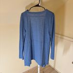 Chico's  NWOT Women's Ultimate Tee Blue Cardigan Modal Cotton Size M Photo 2