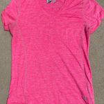 Reebok Neon Pink V Neck Shirt Photo 0