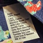 Chip & Pepper  Womens Shorts M Navy Lightweight Elastic Waist Parrot Print Photo 3