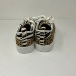 Ann Taylor NEW Natalia Spotted Haircalf Casual Lace Up Sneakers Brown Multi 6.5 Photo 4