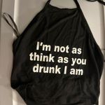 Funny tank top Black Size XS Photo 0